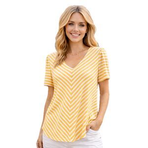 Cable & Gauge Striped Top